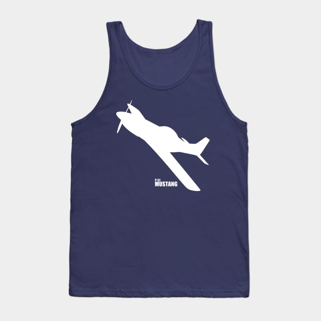 P-51 Mustang Tank Top by Tailgunnerstudios